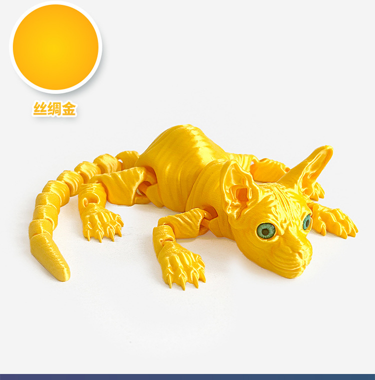 3D Printed Hairless Cat 30cm