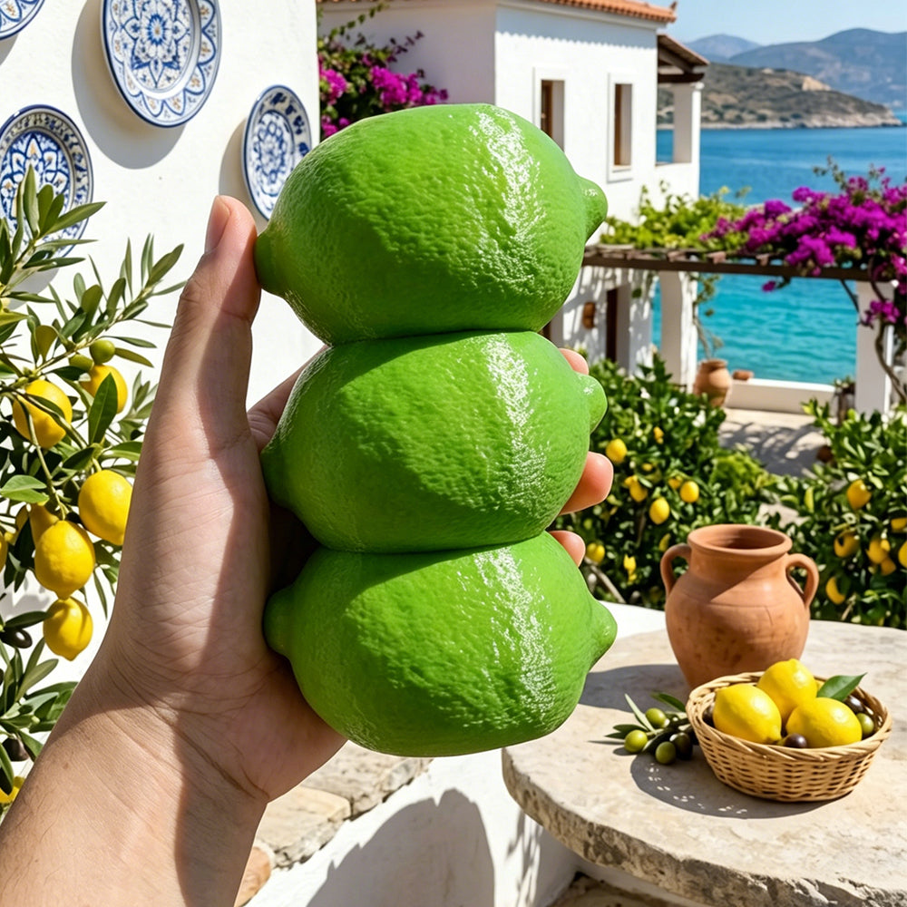 3D printed lemon-shaped vase