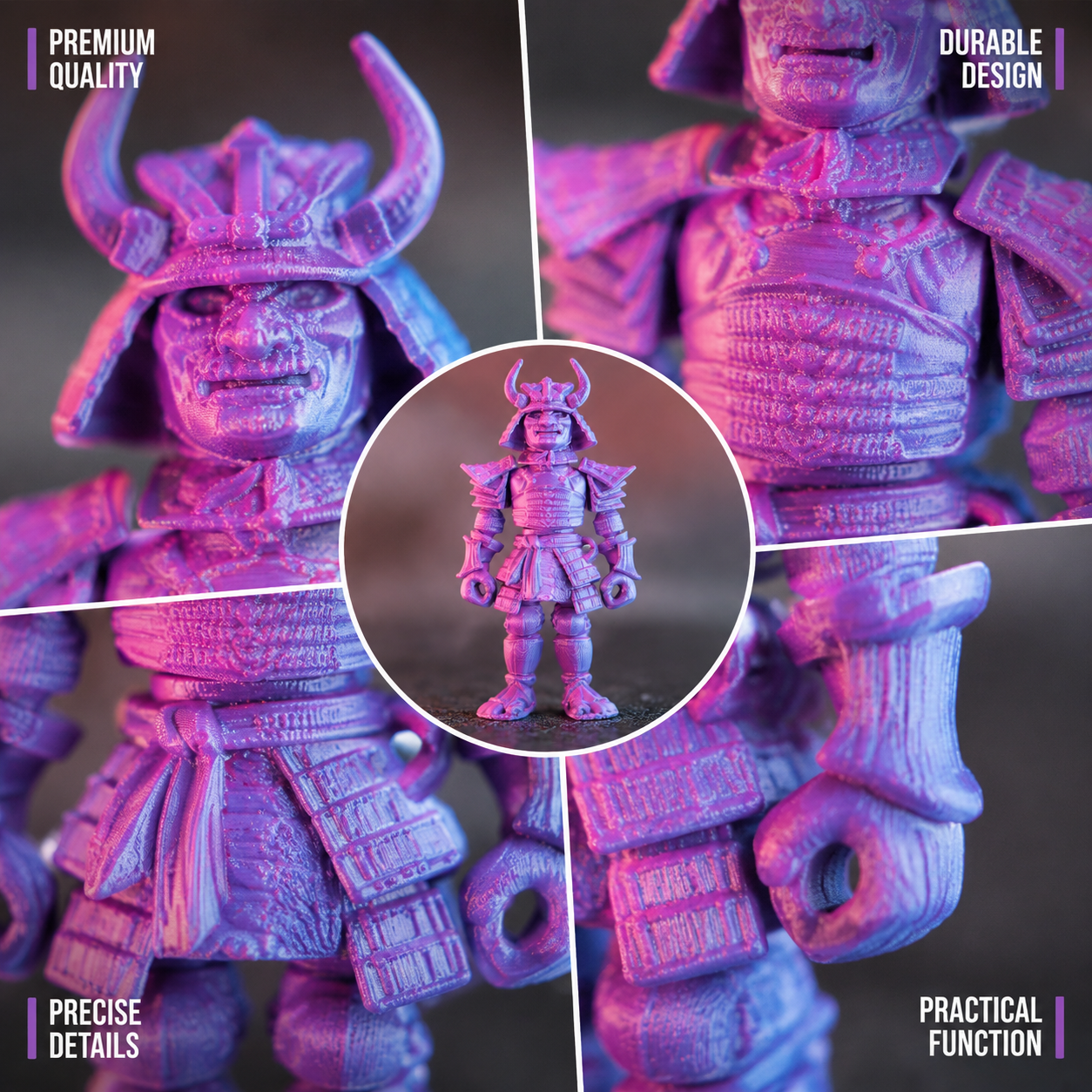 3D Printed Skeleton Warrior (Price per 32pcs) Display box packaging